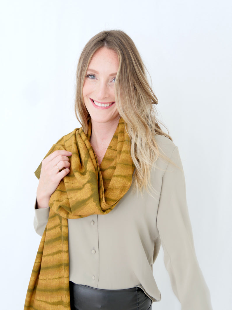 Lateranga Scarf Golden Green